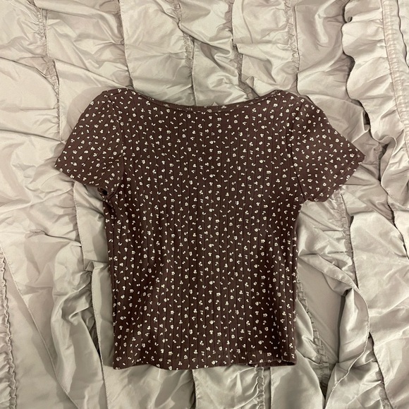 brandy melville brown zelly top - Picture 5 of 5